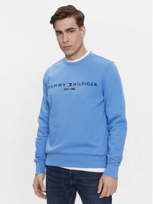 Zdjęcie produktu Tommy Hilfiger Bluza Tommy Logo Sweatshirt MW0MW11596 Niebieski Regular Fit