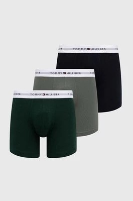 Zdjęcie produktu Tommy Hilfiger bokserki 3-pack męskie kolor zielony UM0UM02941