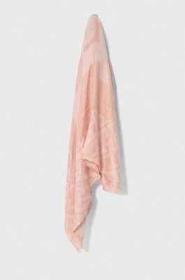 Zdjęcie produktu Tommy Hilfiger chusta damska kolor różowy gładka AW0AW15790