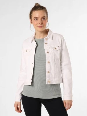 Zdjęcie produktu Tommy Hilfiger Damska kurtka jeansowa Kobiety Bawełna biały jednolity,