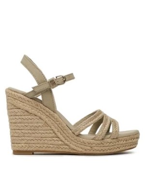 Zdjęcie produktu Tommy Hilfiger Espadryle Essential Basic Wedge Sandal FW0FW07220 Beżowy