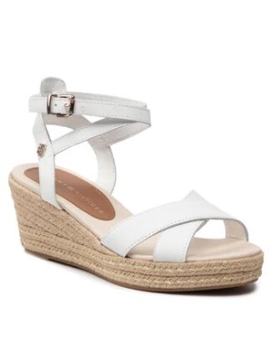 Zdjęcie produktu Tommy Hilfiger Espadryle Feminine Low wedge Sandal FW0FW06303 Biały