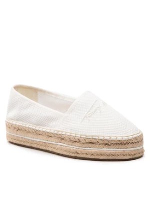 Zdjęcie produktu Tommy Hilfiger Espadryle Th Textured Flatform Espadrille FW0FW06433 Biały