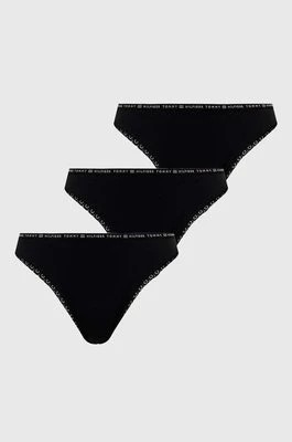 Zdjęcie produktu Tommy Hilfiger Figi (3-pack) kolor czarny UW0UW02825CHEAPER