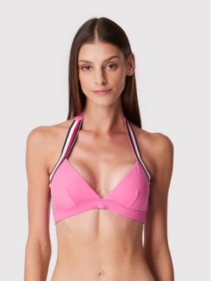 Zdjęcie produktu Tommy Hilfiger Góra od bikini Triangle Fixed UW0UW02696 Różowy