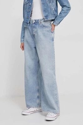 Zdjęcie produktu Tommy Hilfiger jeansy Slouchy damskie kolor niebieski WW0WW40627