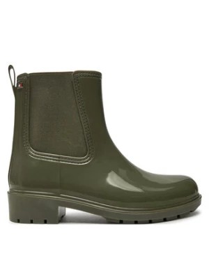 Zdjęcie produktu Tommy Hilfiger Kalosze Flag Rainboot FW0FW08213 Zielony