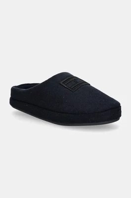 Zdjęcie produktu Tommy Hilfiger kapcie FLAG WARM FELT HOUSE SHOE kolor granatowy FM0FM05227