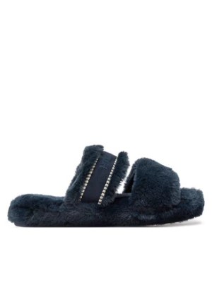 Zdjęcie produktu Tommy Hilfiger Kapcie Fur Basics Slipper FW0FW08343 Granatowy