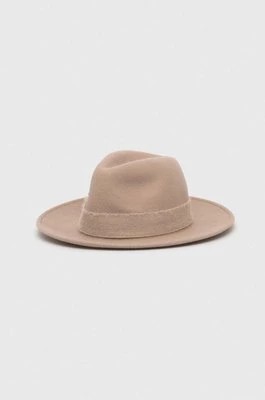 Zdjęcie produktu Tommy Hilfiger kapelusz wełniany kolor beżowy wełniany