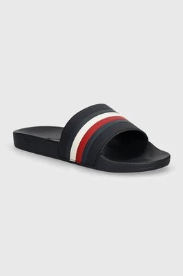 Zdjęcie produktu Tommy Hilfiger klapki HILFIGER POOL SLIDE męskie kolor granatowy FM0FM05233