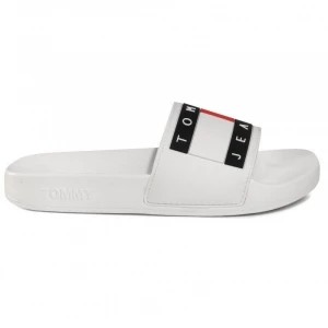 Zdjęcie produktu Tommy Hilfiger Klapki Tommy Jeans Flag Pool Slide W EN0EN00474-YBS białe