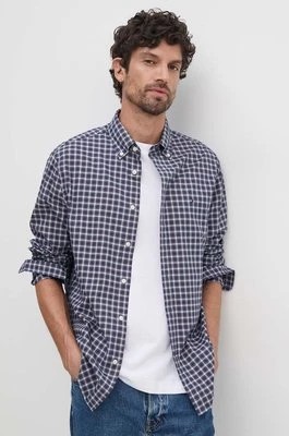 Zdjęcie produktu Tommy Hilfiger koszula bawełniana męska kolor bordowy regular z kołnierzykiem button-down MW0MW37363