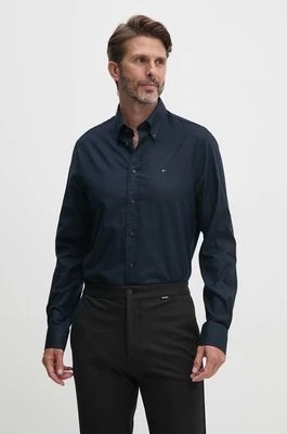 Zdjęcie produktu Tommy Hilfiger koszula męska kolor granatowy regular z kołnierzykiem button-down MW0MW29969