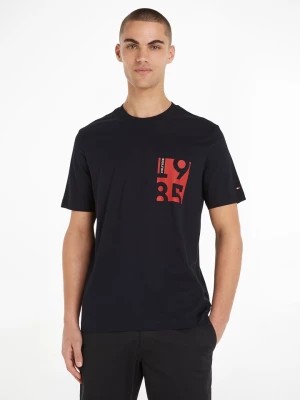 Zdjęcie produktu Tommy Hilfiger Koszulka w kolorze granatowym rozmiar: XL