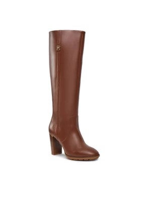 Zdjęcie produktu Tommy Hilfiger Kozaki Feminine Th Hardware Longboot FW0FW07541 Brązowy