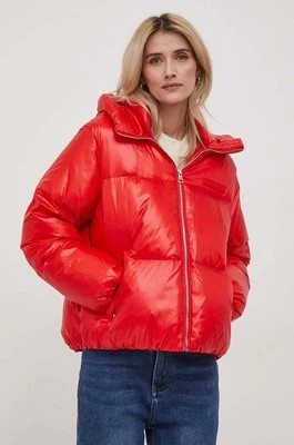 Zdjęcie produktu Tommy Hilfiger kurtka puchowa damska kolor czerwony zimowa WW0WW40836