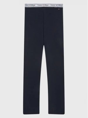 Zdjęcie produktu Tommy Hilfiger Legginsy KG0KG07065 D Granatowy Flare Fit