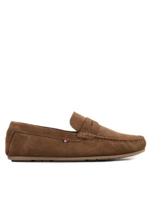 Zdjęcie produktu Tommy Hilfiger Mokasyny Casual Hilfiger Suede Driver FM0FM04271 Brązowy