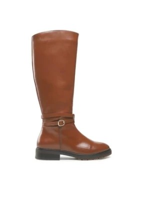 Zdjęcie produktu Tommy Hilfiger Oficerki Leather Belt Longboot FW0FW06758 Brązowy