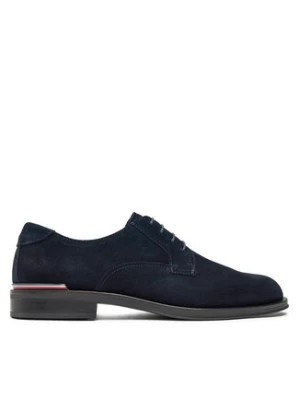 Zdjęcie produktu Tommy Hilfiger Półbuty Core Rwb Hilfiger Suede Shoe FM0FM04868 Granatowy