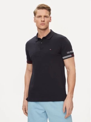 Zdjęcie produktu Tommy Hilfiger Polo Flag MW0MW34780 Granatowy Slim Fit