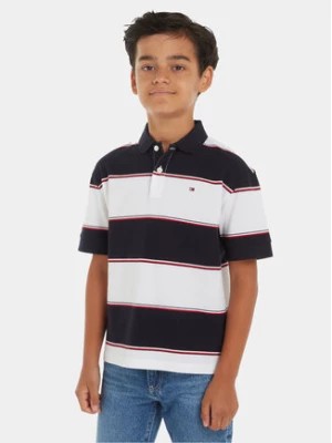 Zdjęcie produktu Tommy Hilfiger Polo Global Rugby KB0KB08857 Biały Relaxed Fit