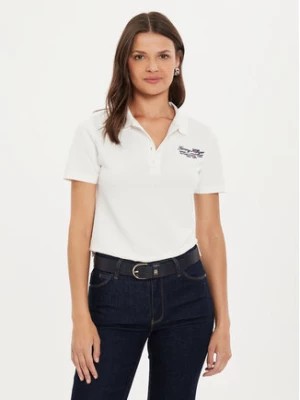 Zdjęcie produktu Tommy Hilfiger Polo Script WW0WW43624 Écru Slim Fit