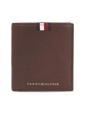 Zdjęcie produktu Tommy Hilfiger Portfel męski Th Corp Leather Trifold AM0AM11597 Brązowy