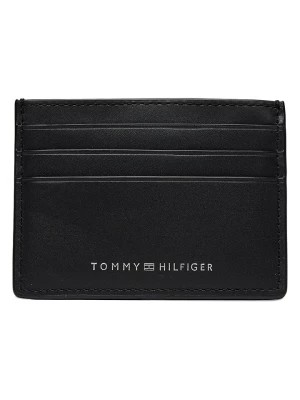 Zdjęcie produktu Tommy Hilfiger Skórzane etui w kolorze czarnym na karty - 10 x 8 x 0,50 cm rozmiar: onesize