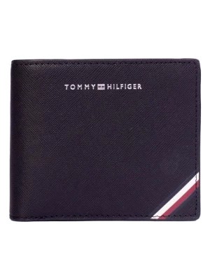 Zdjęcie produktu Tommy Hilfiger Skórzany portfel w kolorze czarnym - 11,5 x 9,5 x 2 cm rozmiar: onesize