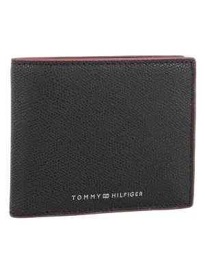 Zdjęcie produktu Tommy Hilfiger Skórzany portfel w kolorze czarnym - 12 x 10 x 3 cm rozmiar: onesize