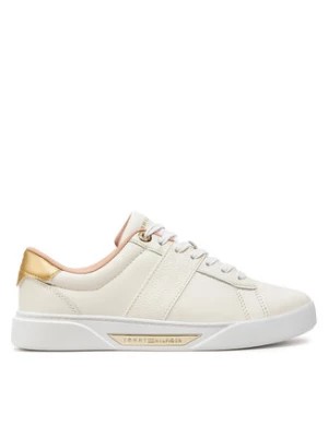 Zdjęcie produktu Tommy Hilfiger Sneakersy Chic Panel Court Sneaker FW0FW07998 Écru