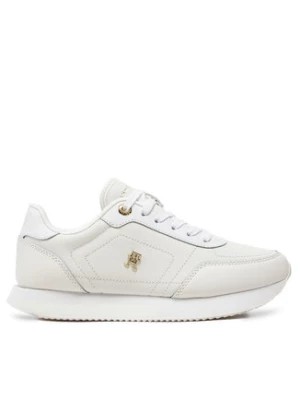 Zdjęcie produktu Tommy Hilfiger Sneakersy Elevated Essent Runner Monogram FW0FW08285 Biały