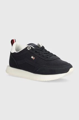 Zdjęcie produktu Tommy Hilfiger sneakersy FLAG KNIT RUNNER kolor granatowy FW0FW07916