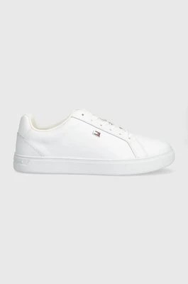 Zdjęcie produktu Tommy Hilfiger sneakersy skórzane FLAG COURT SNEAKER kolor biały FW0FW08072