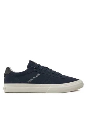 Zdjęcie produktu Tommy Hilfiger Sneakersy Th Hi Vulc Low Street Suede FM0FM05112 Granatowy