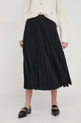 Zdjęcie produktu Tommy Hilfiger spódnica kolor czarny midi rozkloszowana WW0WW41793