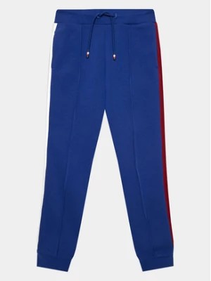 Zdjęcie produktu Tommy Hilfiger Spodnie dresowe Globral Stripes KB0KB08404 D Niebieski Regular Fit