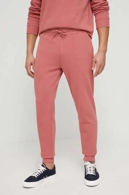 Zdjęcie produktu Tommy Hilfiger spodnie lounge kolor różowy gładkie