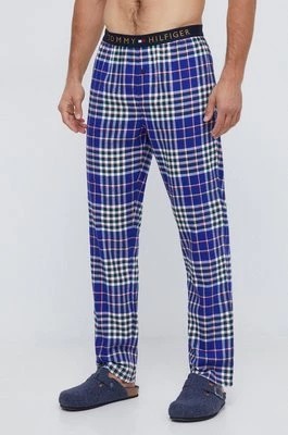 Zdjęcie produktu Tommy Hilfiger spodnie piżamowe męskie kolor granatowy wzorzysta