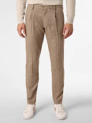 Zdjęcie produktu Tommy Hilfiger Spodnie z dodatkiem jedwabiu Mężczyźni beżowy|brązowy marmurkowy,