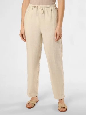 Zdjęcie produktu Tommy Hilfiger Spodnie z zawartością lnu Kobiety len beżowy jednolity,