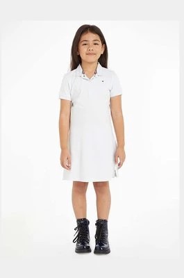 Zdjęcie produktu Tommy Hilfiger sukienka dziecięca kolor turkusowy mini prosta