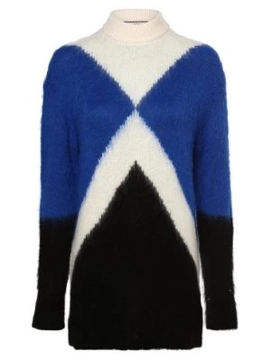 Zdjęcie produktu Tommy Hilfiger Sweter damski z dodatkiem alpaki Kobiety niebieski|czarny|biały wzorzysty,