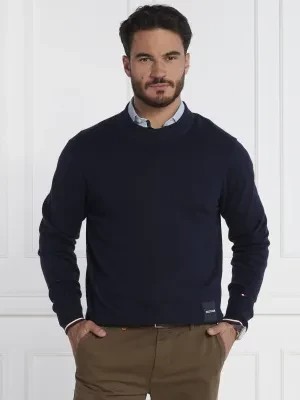 Zdjęcie produktu Tommy Hilfiger Sweter MONOTYPE GS TIPPED | Regular Fit | z dodatkiem jedwabiu