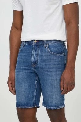 Zdjęcie produktu Tommy Hilfiger szorty jeansowe męskie kolor niebieski MW0MW35172