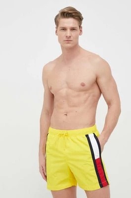 Zdjęcie produktu Tommy Hilfiger szorty kąpielowe kolor żółty