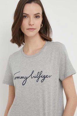 Zdjęcie produktu Tommy Hilfiger t-shirt bawełniany kolor szary WW0WW24967