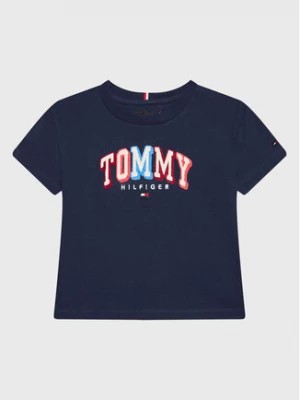 Zdjęcie produktu Tommy Hilfiger T-Shirt Chainstitch KB0KB07798 D Granatowy Regular Fit
